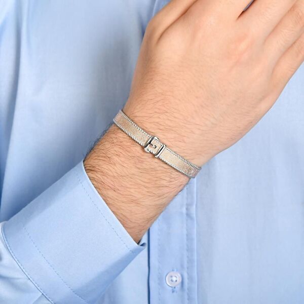 Bravoman BGS1931R-6.50 Gümüş Bileklik