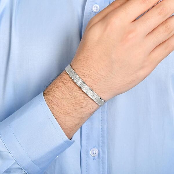 Bravoman BGS1932-6.50 Gümüş Bileklik