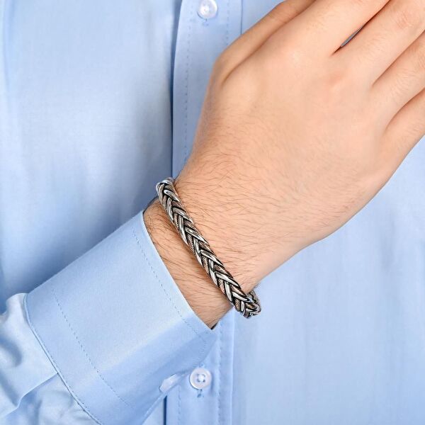 Bravoman BGS2837R-7 Gümüş Bileklik