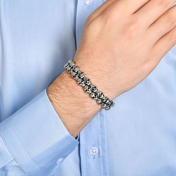 Bravoman BGS2843-7 Gümüş Bileklik