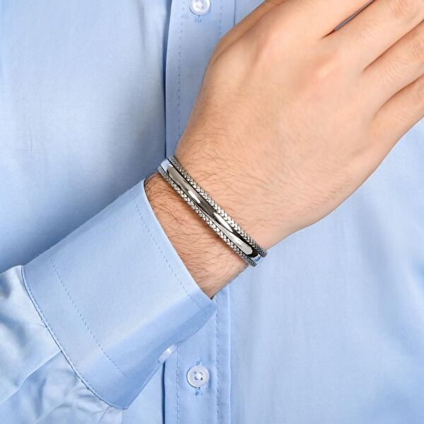 Bravoman BGS2844-6.506.50 Gümüş Bileklik