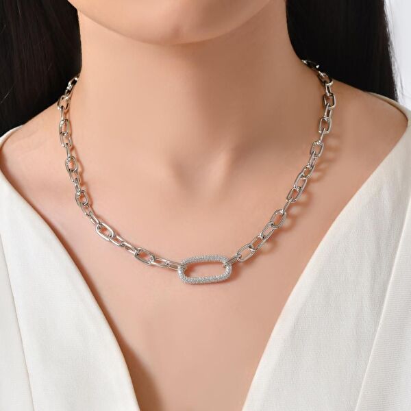 Rainbow DM4411N Gümüş Kolye