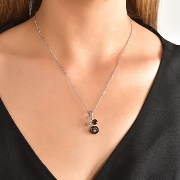 Gallica Gül Buketi Gümüş Kolye