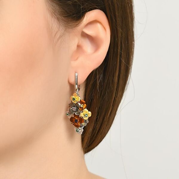 Global Warming GWHE0039-00 Gümüş Küpe