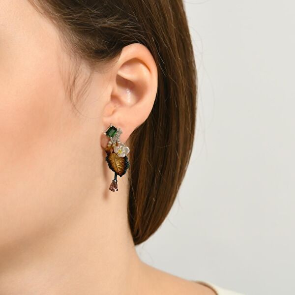 Global Warming GWHE0047-00 Gümüş Küpe