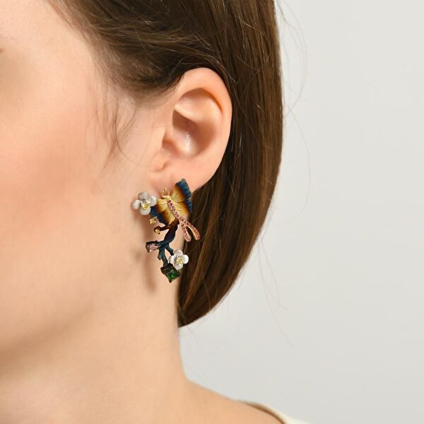 Global Warming GWHE0050-00 Gümüş Küpe