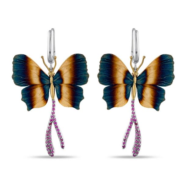 Global Warming GWHE0073-00 Gümüş Küpe