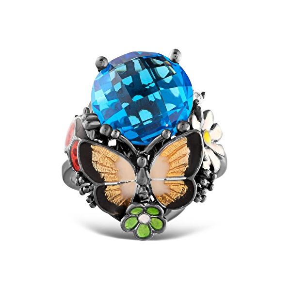 Night Cennet Bahçesi Model-5 Gümüş Yüzük