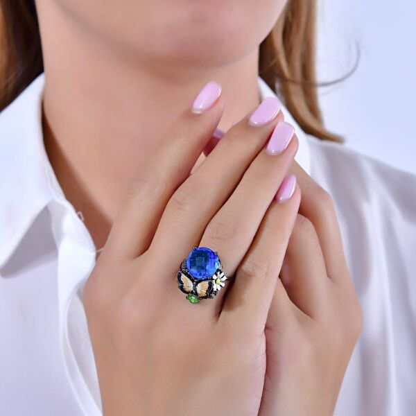 Night Cennet Bahçesi Model-5 Gümüş Yüzük