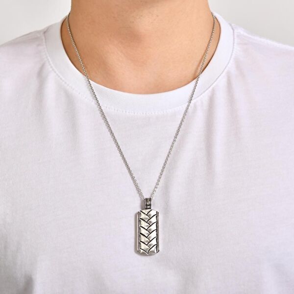 Bravoman NS9960 Gümüş Kolye