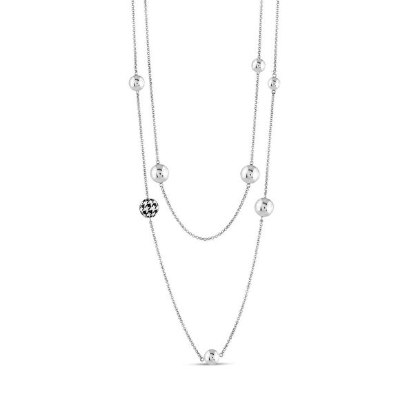 Pied De Poule PPHP0011-CZ Gümüş Kolye