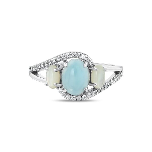 Lucky Gems R5087W Gümüş Yüzük