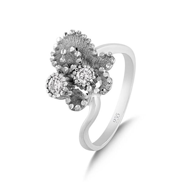 Soul Dance Model-3 Kuzey Işıkları Motifli Gümüş Yüzük