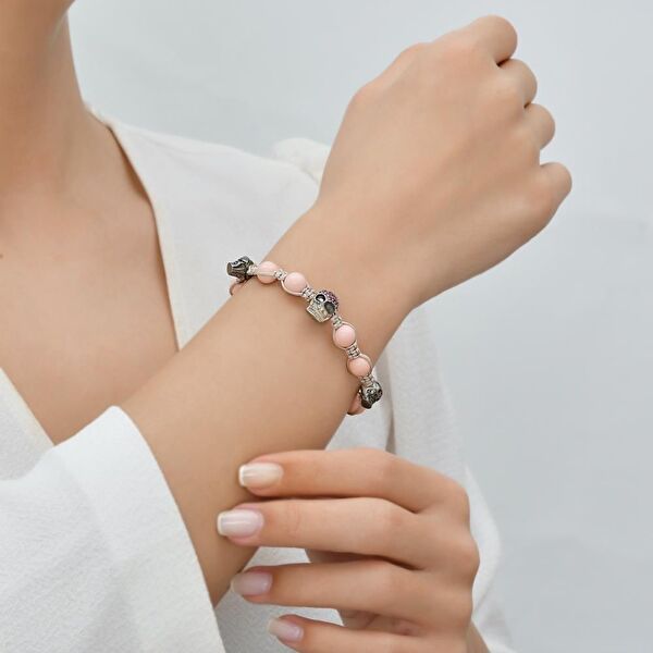 Shamballa Nikita Renkli Safir Taşlı Bileklik