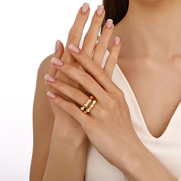 Sun Koleksiyonu Kemikli Gümüş Yüzük 