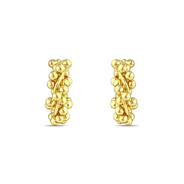 Sun Koleksiyonu Tomurcuk Gümüş Küpe 