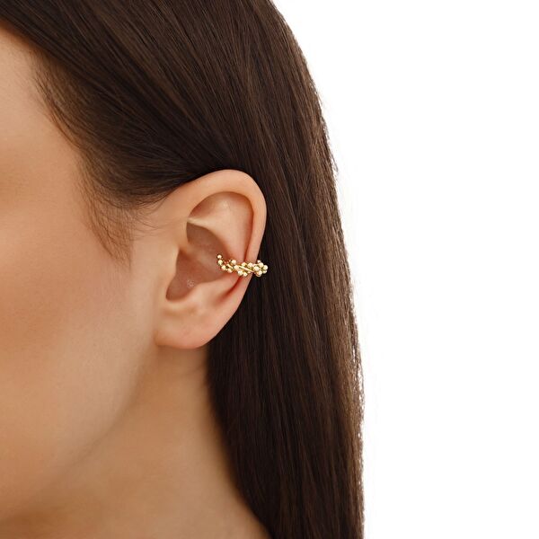 Sun Koleksiyonu Tomurcuk Gümüş Küpe 