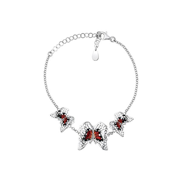 Monarch Butterfly MBHB1004-00 Gümüş Bileklik