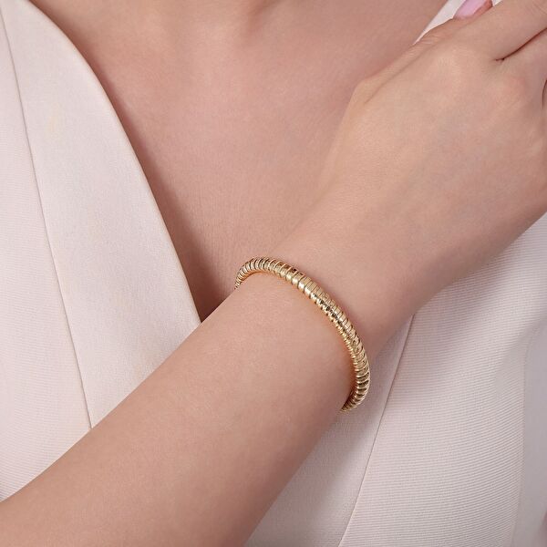 Tubogas Koleksiyonu Gümüş Bileklik