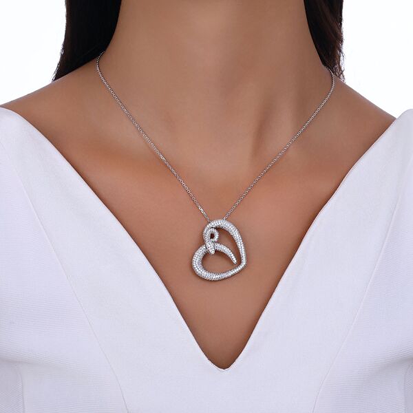 Baget DM0626M Gümüş Kolye