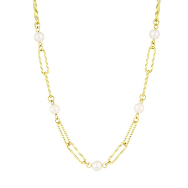 Sun Koleksiyonu İnci Taşlı Gümüş Kolye