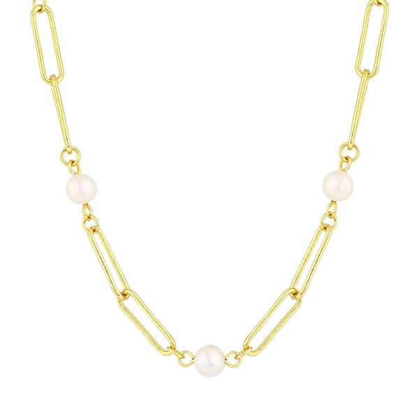 Sun Koleksiyonu İnci Taşlı Gümüş Kolye