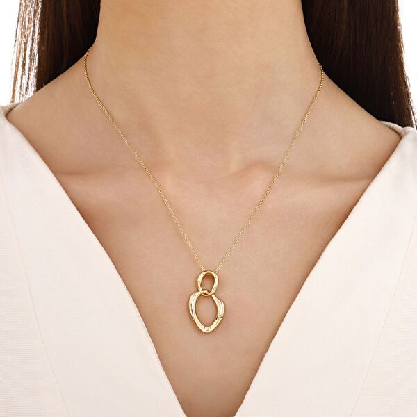 Sun Koleksiyonu Birleşim Gümüş Kolye 