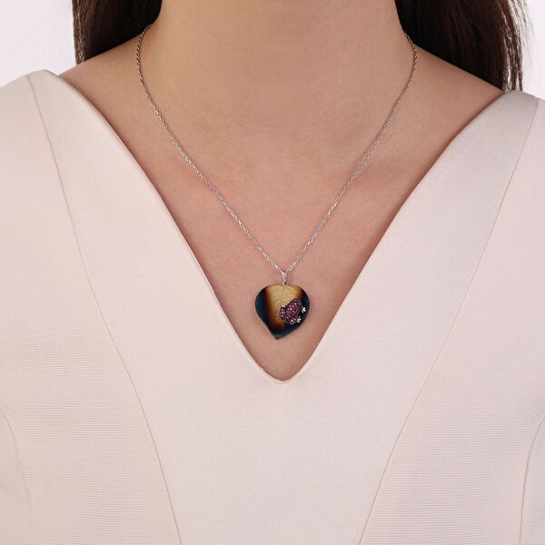 Global Warming GWHP0005R-CZ Gümüş Kolye