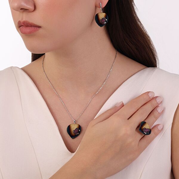 Global Warming GWHP0005R-CZ Gümüş Kolye