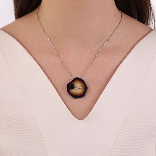 Global Warming GWHP0013B-CZ Gümüş Kolye