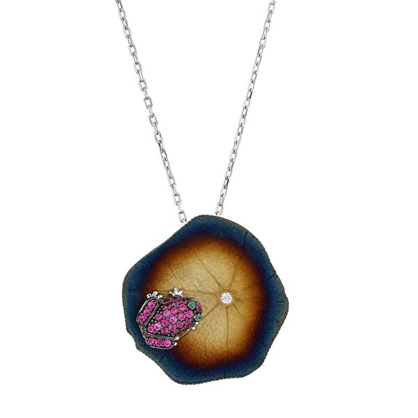 Global Warming GWHP0016R-CZ Gümüş Kolye