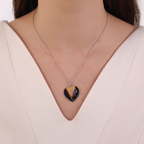 Global Warming GWHP0055R-CZ Gümüş Kolye