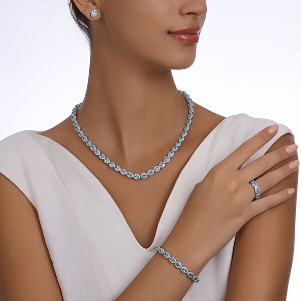 Baget SET89081N Gümüş Kolye