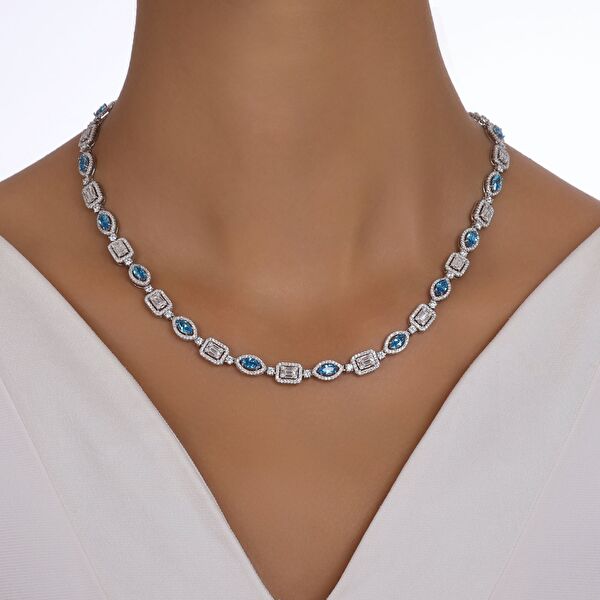 Baget SET89082N Gümüş Kolye