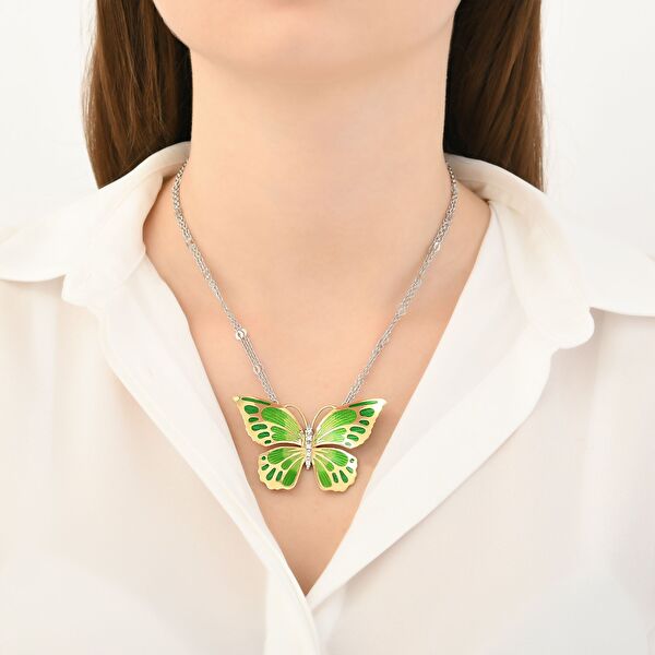 Le Jardin ZCL926-MN Gümüş Kolye