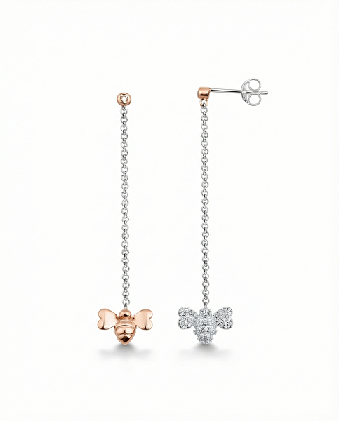 Ladybee Gümüş Küpe