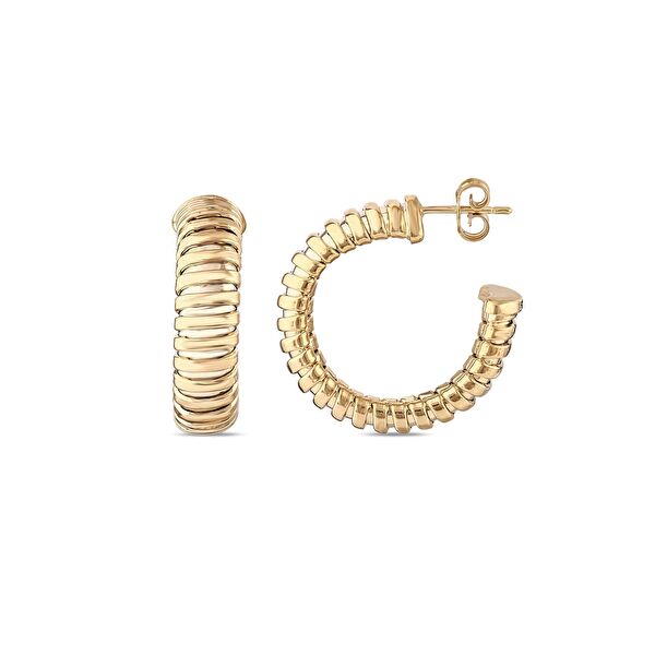 Tubogas Koleksiyonu Gümüş Küpe