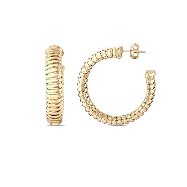 Tubogas Koleksiyonu Gümüş Küpe