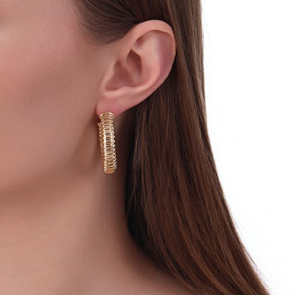 Tubogas Koleksiyonu Gümüş Küpe