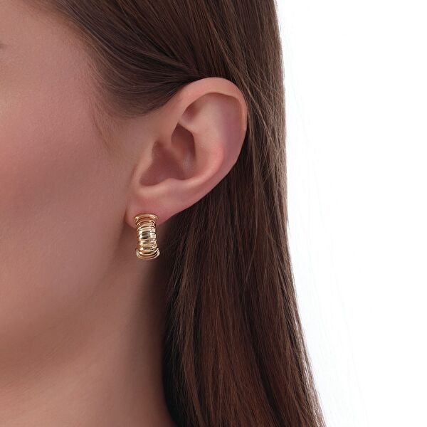 Tubogas Koleksiyonu Gümüş Küpe