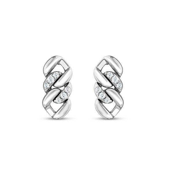 Rainbow DM4261-2E Gümüş Küpe