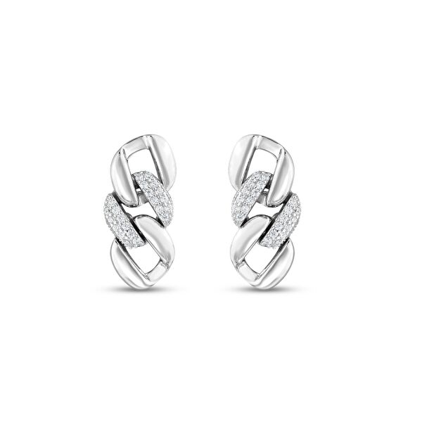 Rainbow DM4262-2E Gümüş Küpe