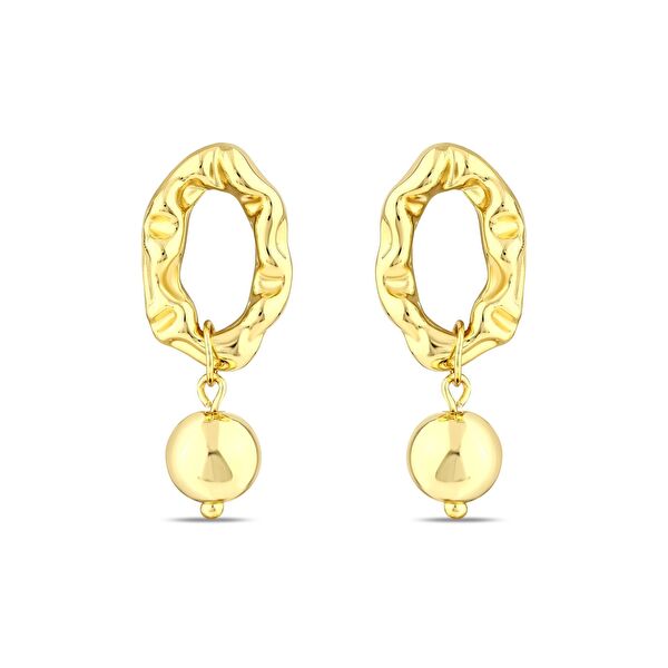 Sun Koleksiyonu Melt Gümüş Küpe