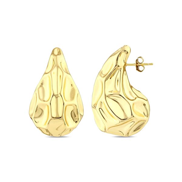 Sun Koleksiyonu Geo-Drop Gümüş Küpe