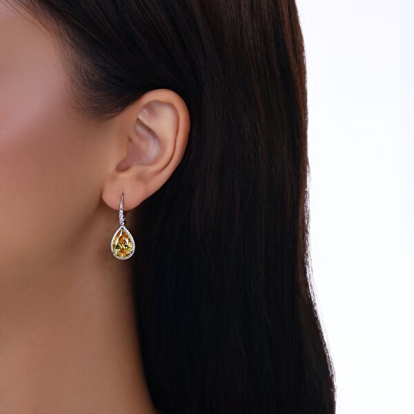 Baget S1176-E-Y Gümüş Küpe