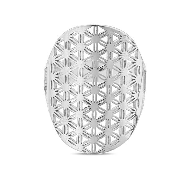 Flower Of Life NEXR1010W-00 Gümüş Yüzük