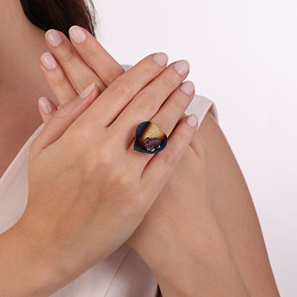 Global Warming GWHR0005R-CZ Gümüş Yüzük