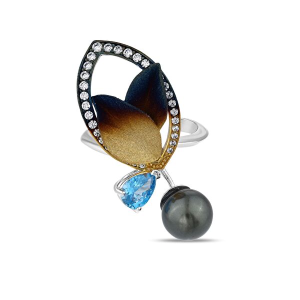 Global Warming GWHR0019B-CZ Gümüş Yüzük