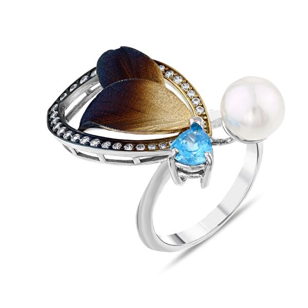 Global Warming GWHR0019W-CZ Gümüş Yüzük