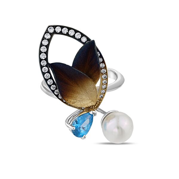 Global Warming GWHR0019W-CZ Gümüş Yüzük